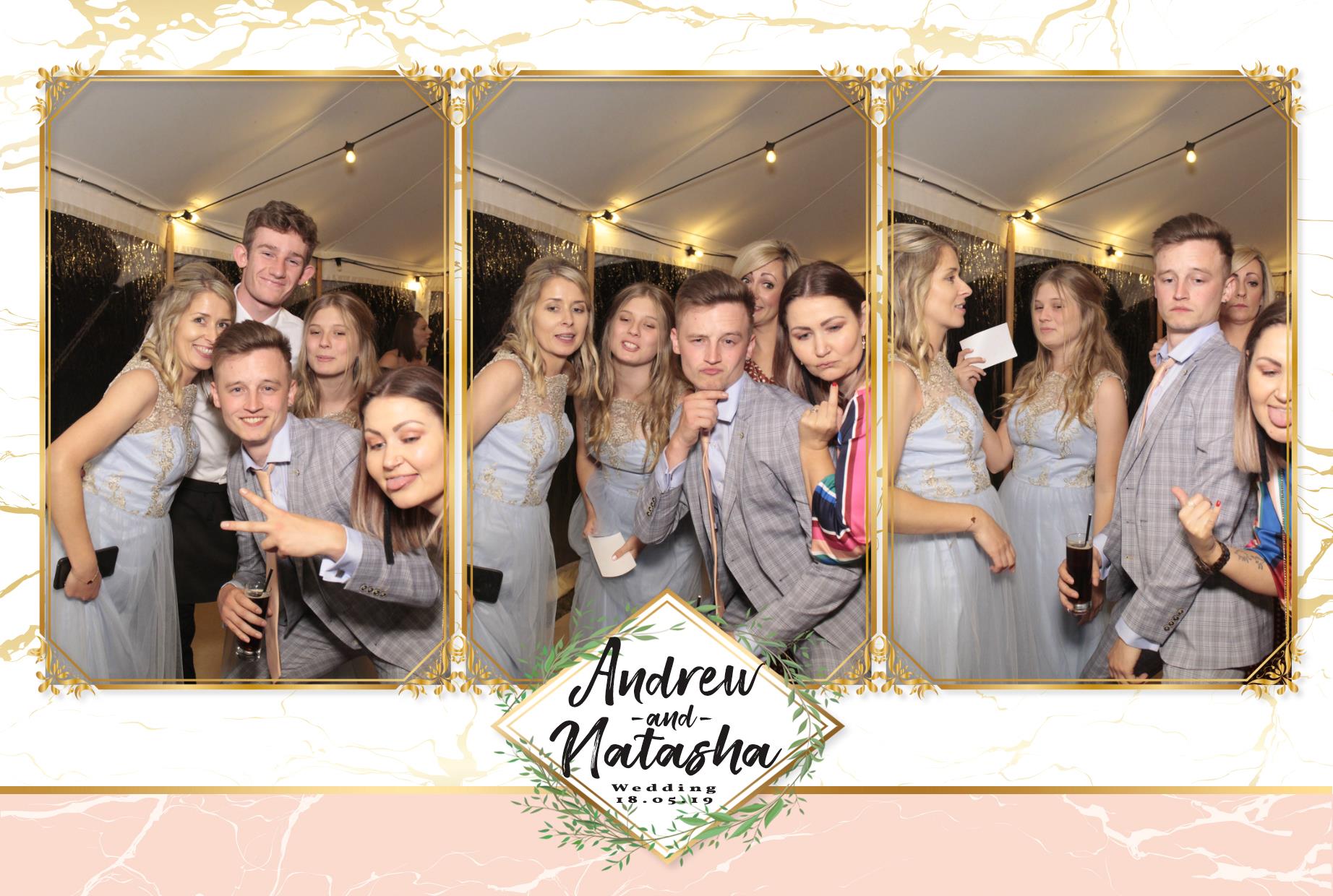Andrew & Natasha's Wedding  | View more photos from the event at gallery.myphotoboothexperience.co.uk/u/MyPhotoBoothExperienceLtd/Andrew-Natashas-Wedding